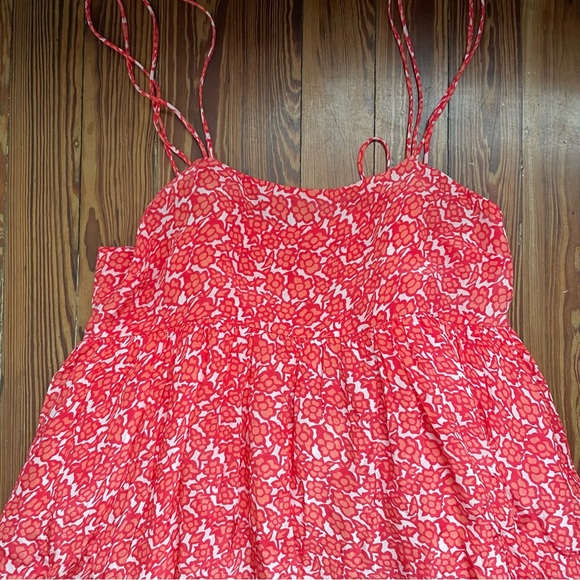 NWT Solid & Striped Floral Babydoll Dress - Picture 3 of 10